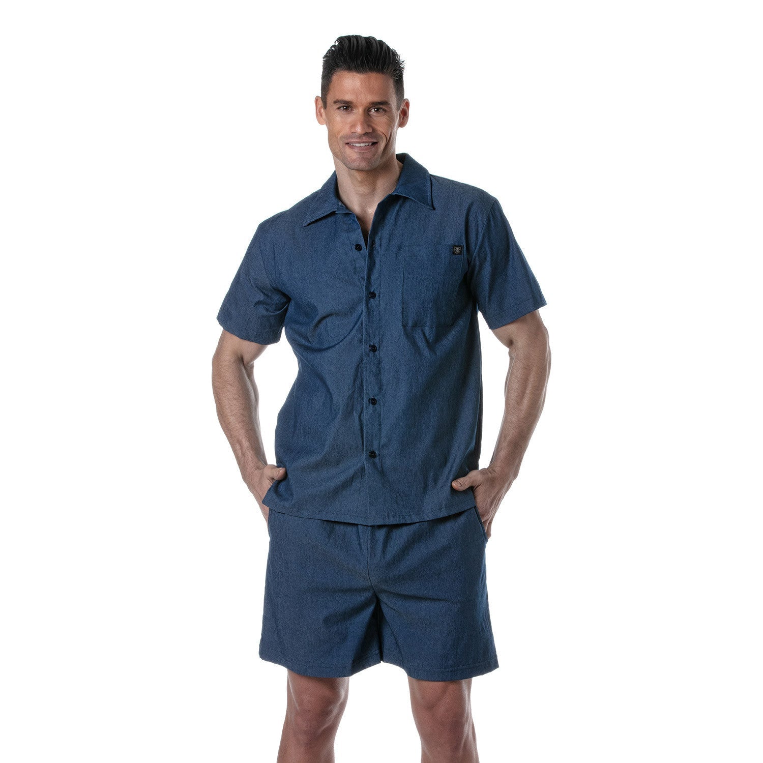 Light Denim Bermuda - TOF Paris - Shop Deutschland Noodosz