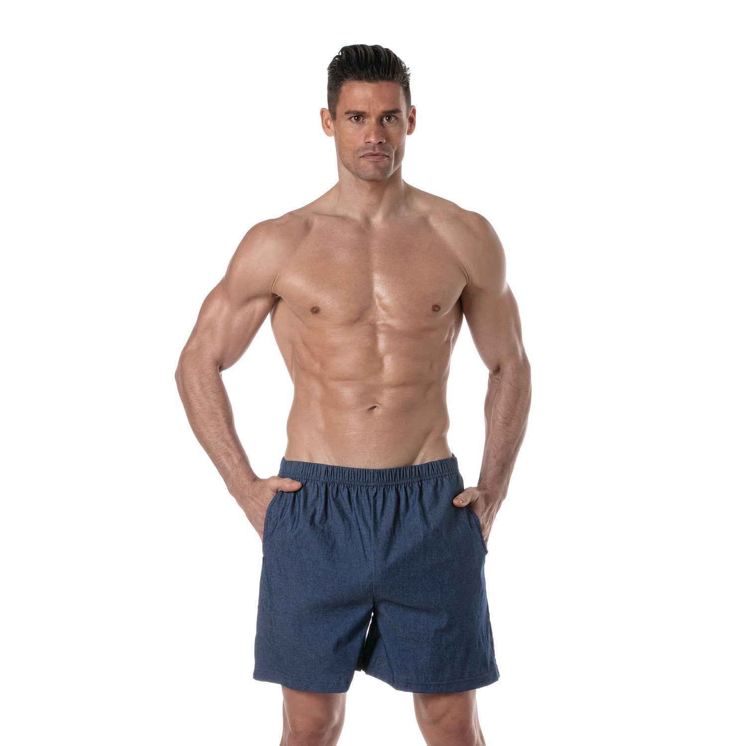 Light Denim Bermuda - TOF Paris - Shop Deutschland Noodosz