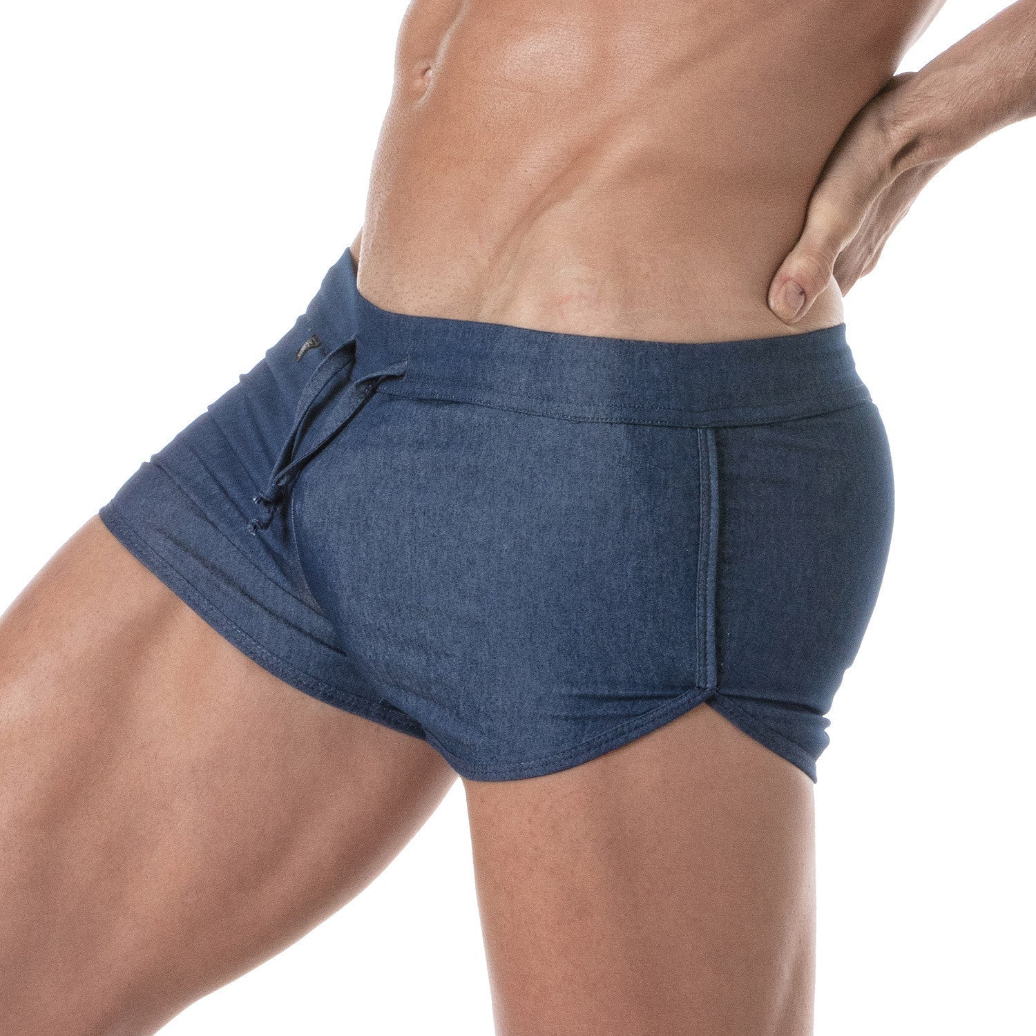 Light Denim Retro Short - TOF Paris - Shop Deutschland Noodosz