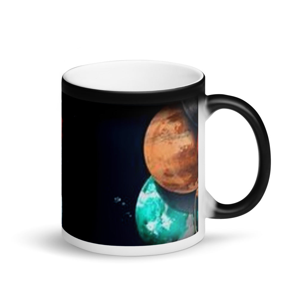 Astronaut - Mat, black magic mug