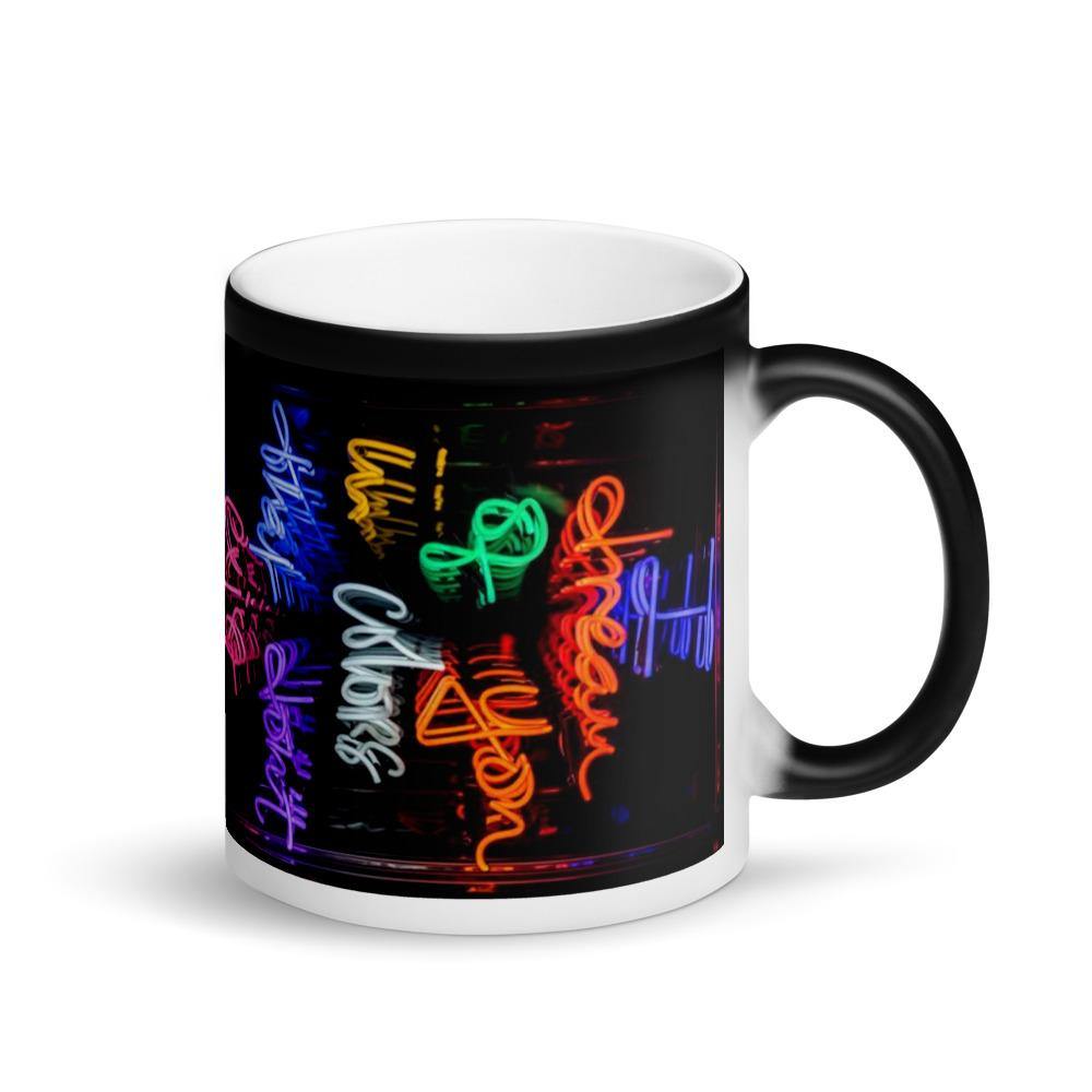 V Light Matte, black magic mug