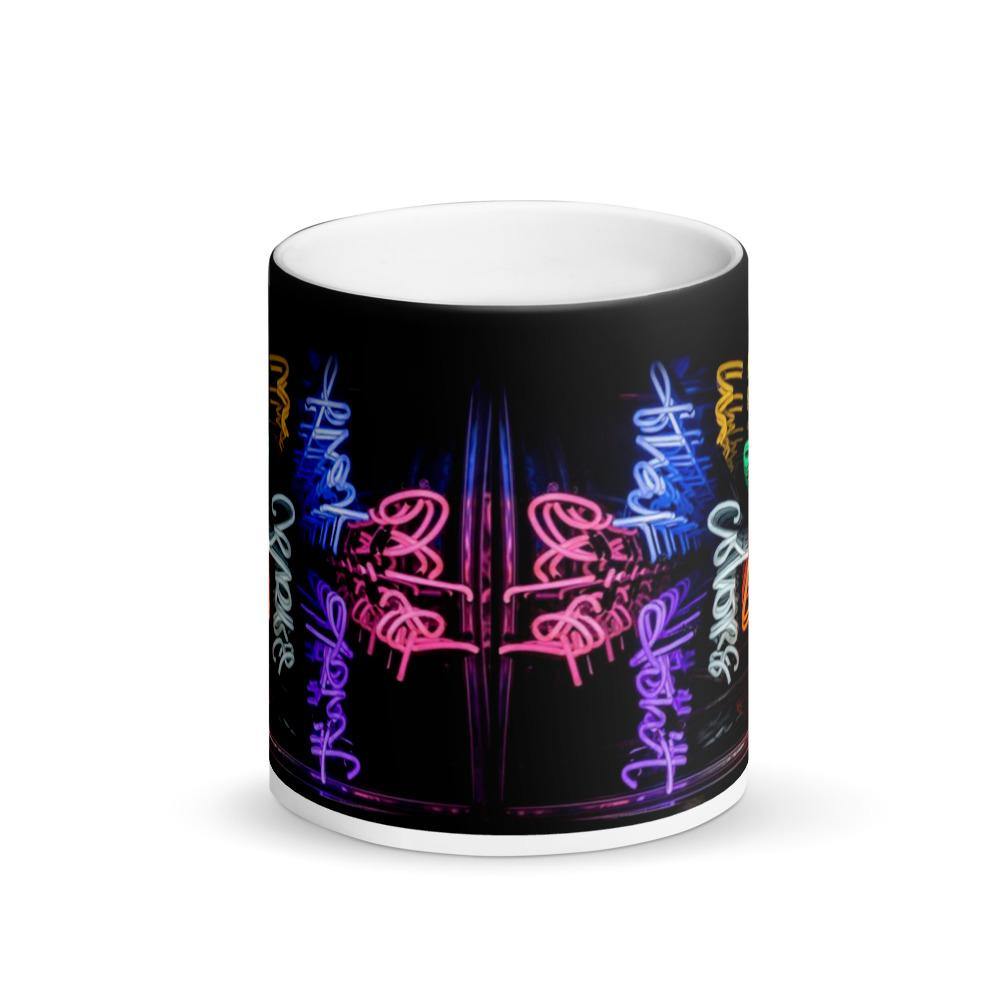 V Light Matte, black magic mug