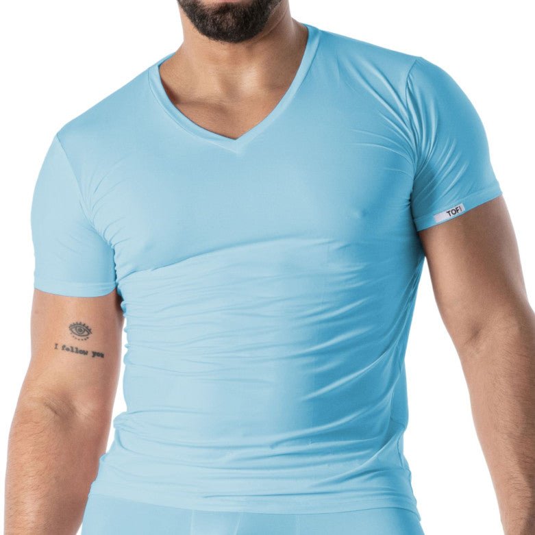 Mon Amour Microfiber T-Shirt Blue - noodosz - TOF Paris -