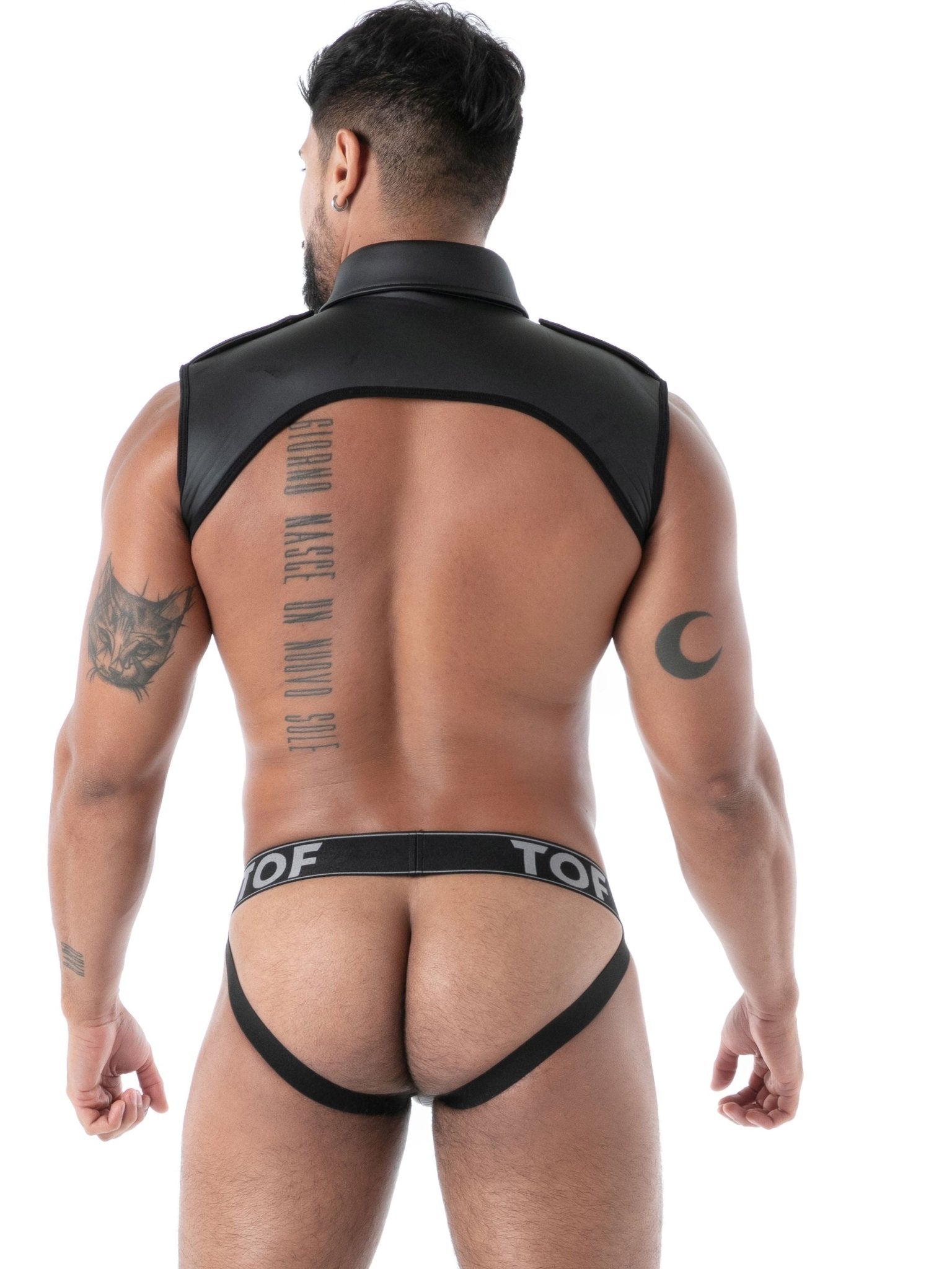 Neopren - Kragen - Shirt Harness – Schwarz - TOF Paris - Shop Deutschland Noodosz