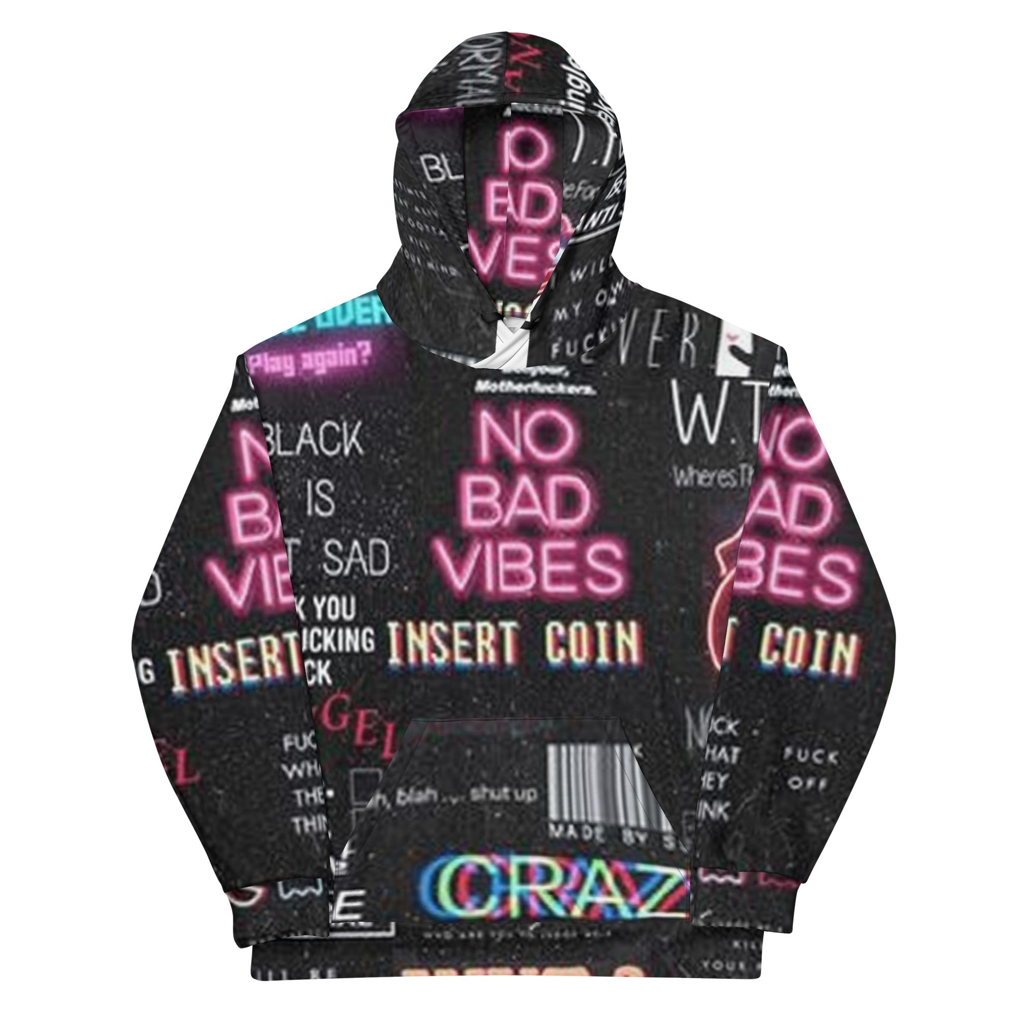 No Bad Vibes Kapuzenpullover - NiZED - Shop Deutschland Noodosz