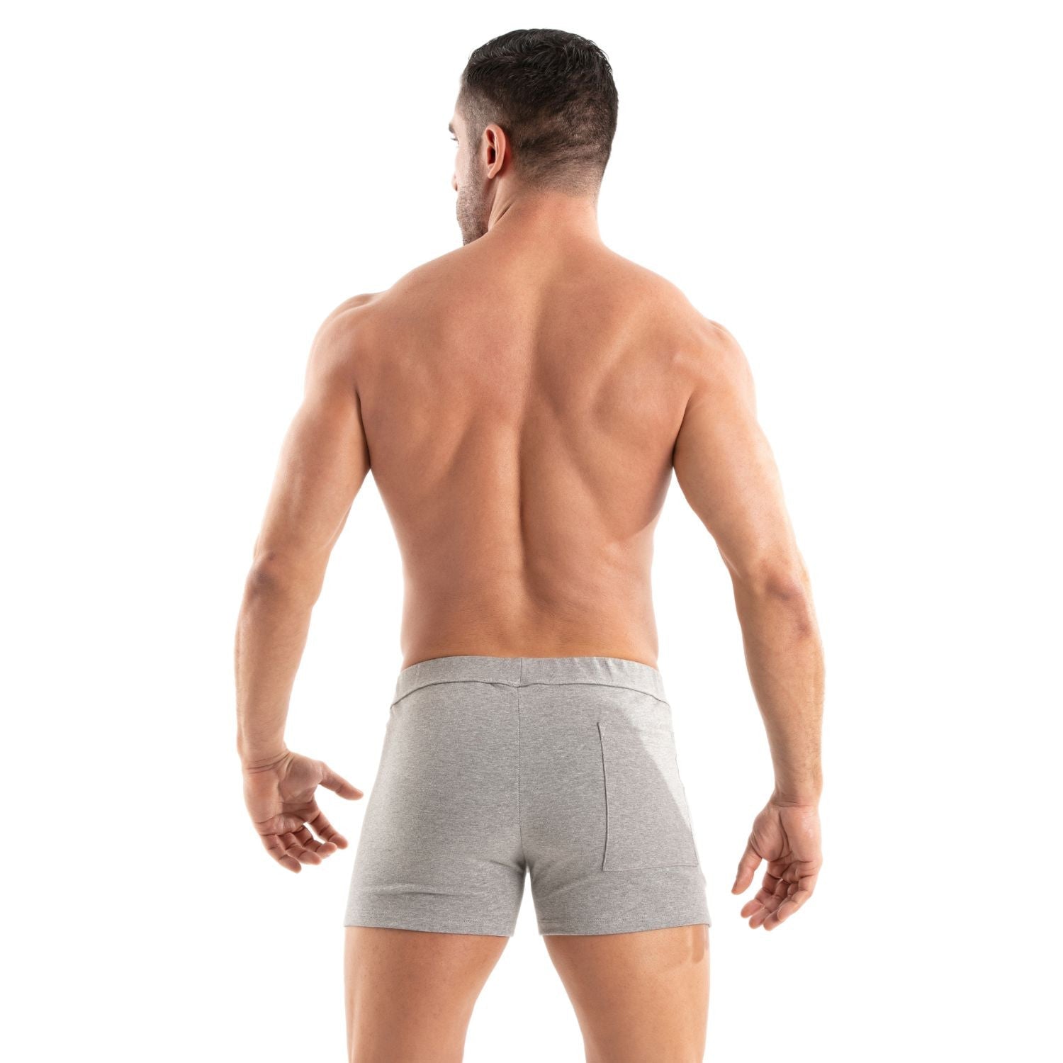Paris Gym Shorts mit Reißverschluss – Grau - TOF Paris - Shop Deutschland Noodosz