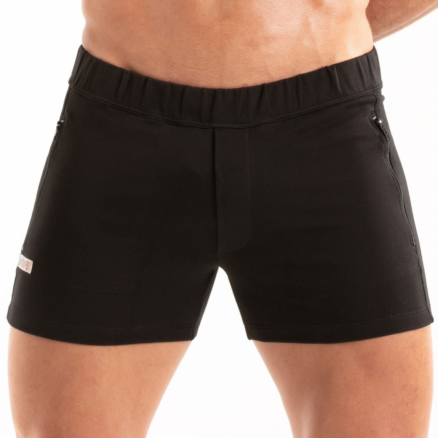 Paris - Shorts mit Reißverschluss – Schwarz - TOF Paris - Shop Deutschland Noodosz