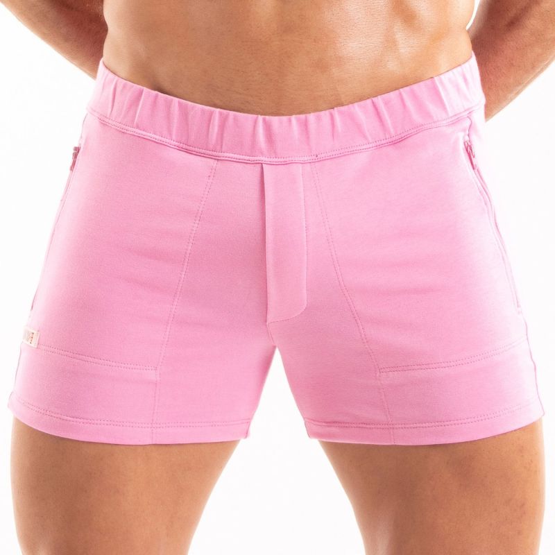 Paris Zipped Shorts Pink - noodosz - TOF Paris -