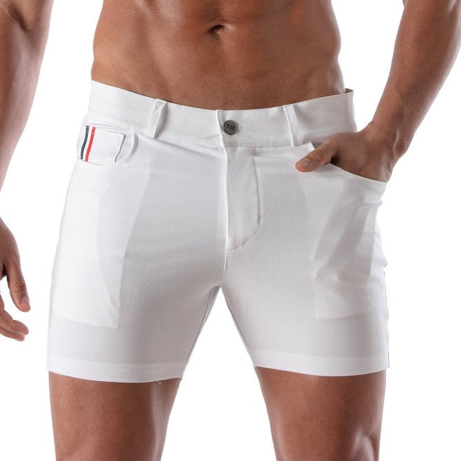 Patriot Chino Shorts - White - TOF Paris - Shop Deutschland Noodosz