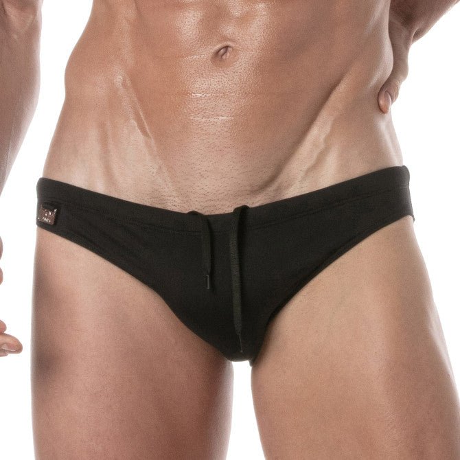 Plain Swim Mini Briefs Black - noodosz - TOF Paris -