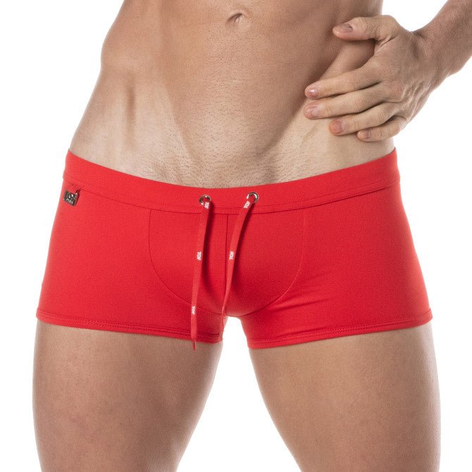 Plain Swim Mini Trunks Red - noodosz - TOF Paris -