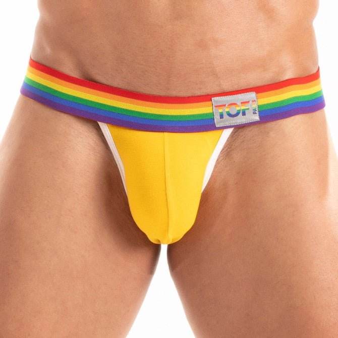 Pride Jockstrap Yellow - noodosz - TOF Paris -