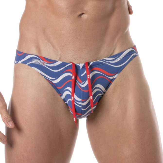 Print Swim Mini Briefs Blue - noodosz - TOF Paris -
