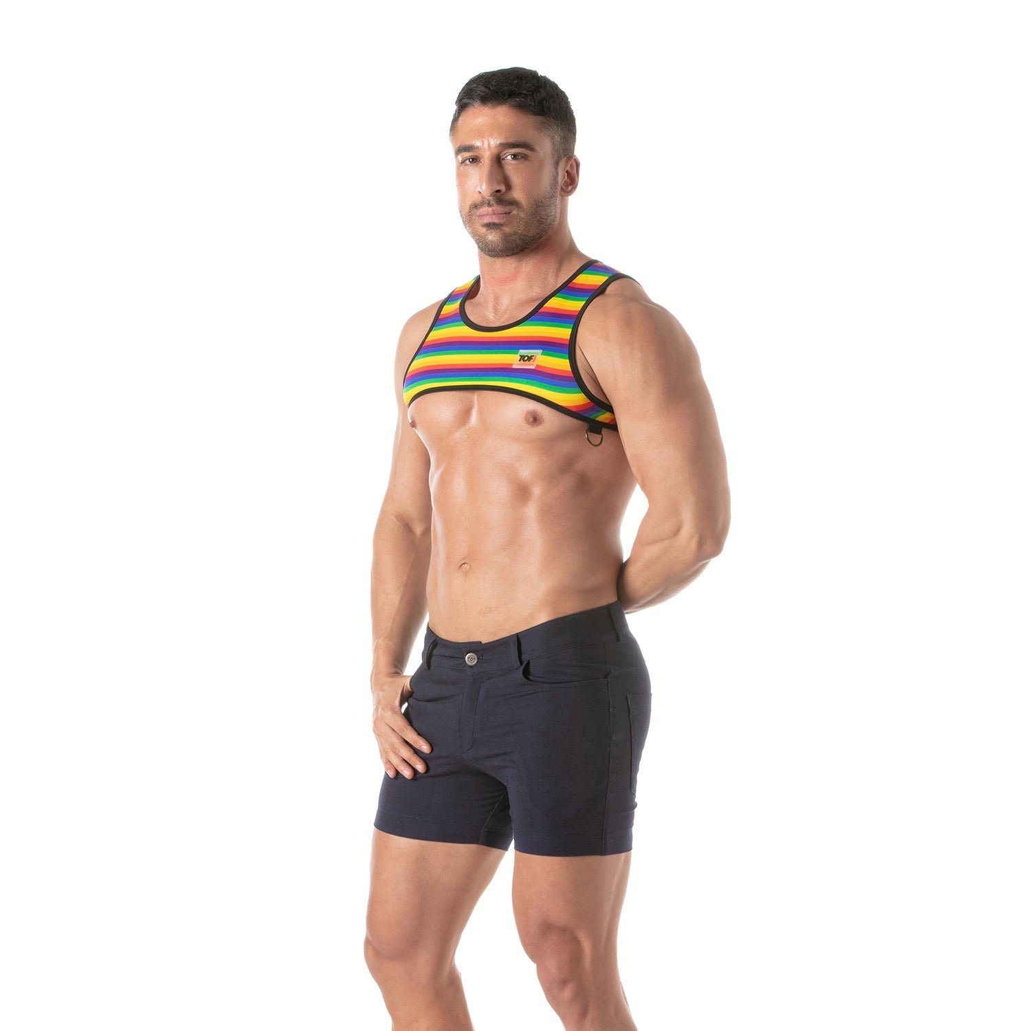 Regenbogen Harness für Männer - TOF Paris - Shop Deutschland Noodosz
