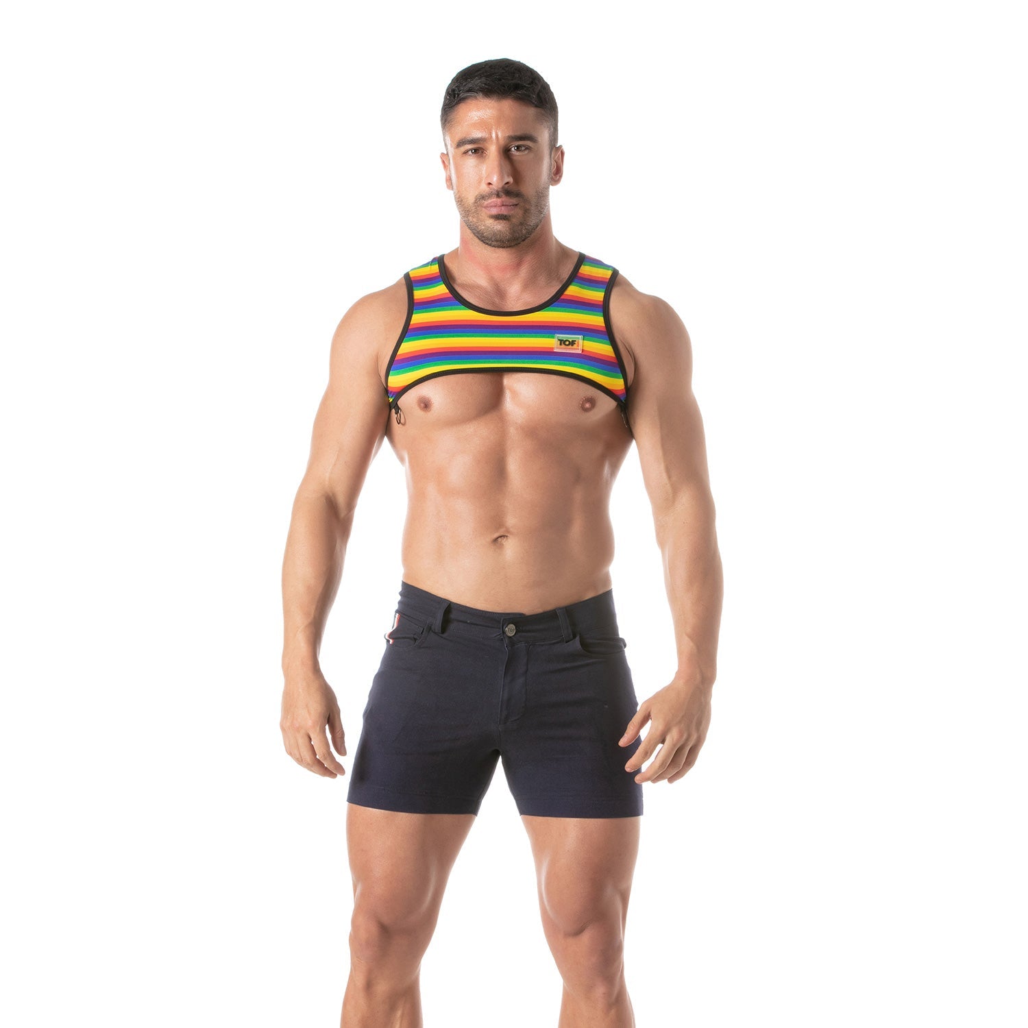 Regenbogen Harness für Männer - TOF Paris - Shop Deutschland Noodosz
