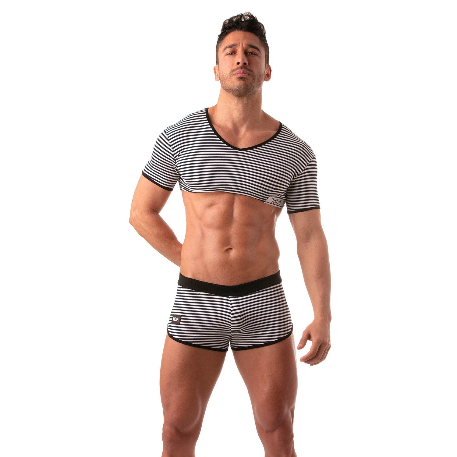 Sailor Crop - Top - Schwarz - TOF Paris - Shop Deutschland Noodosz