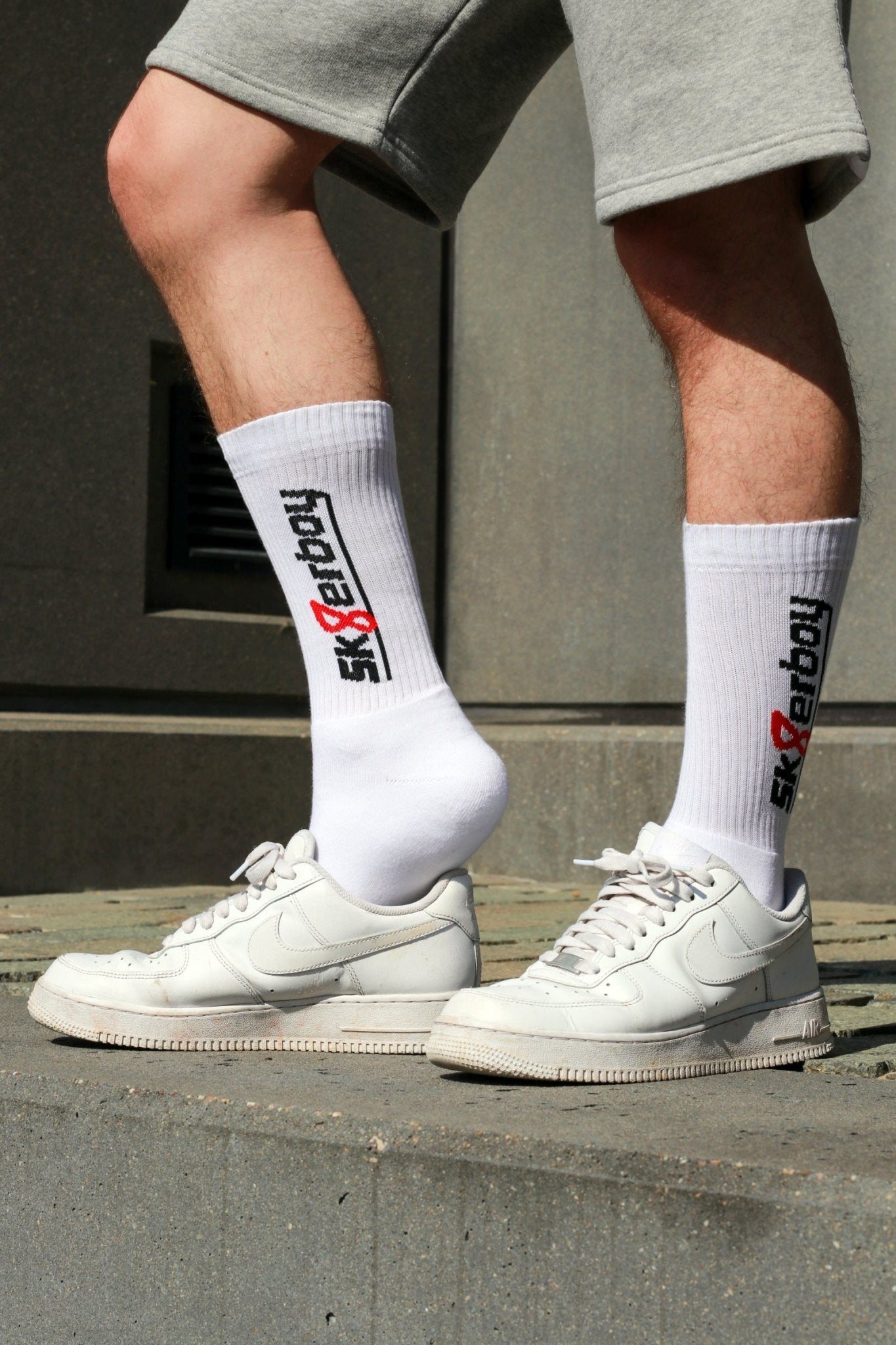 Sk8erboy® CREW Socks Weiß - Sk8erboy® - Shop Deutschland Noodosz