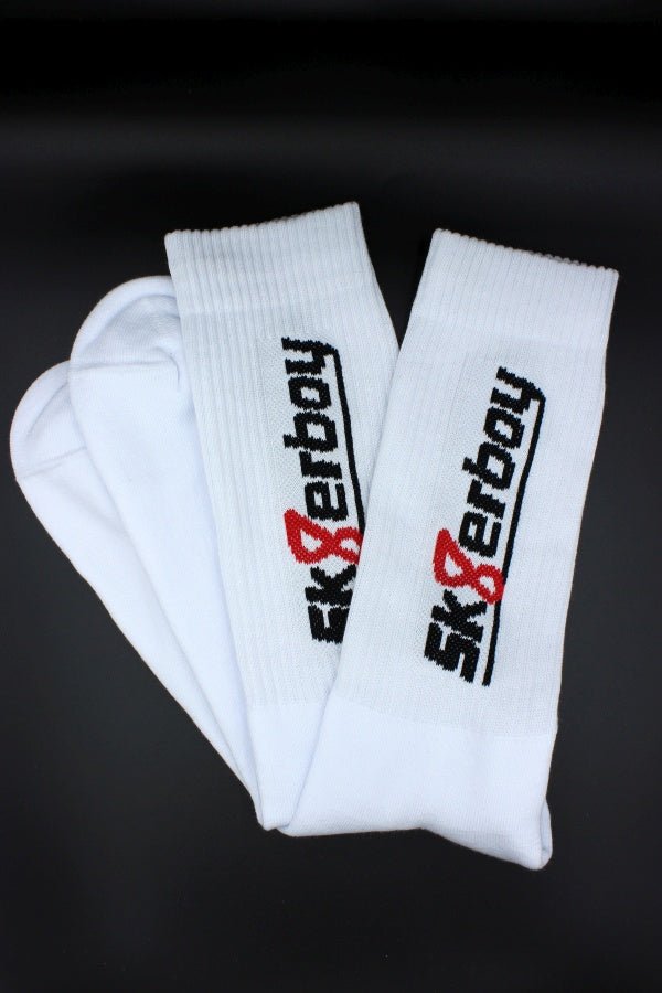Sk8erboy® CREW Socks Weiß - Sk8erboy® - Shop Deutschland Noodosz