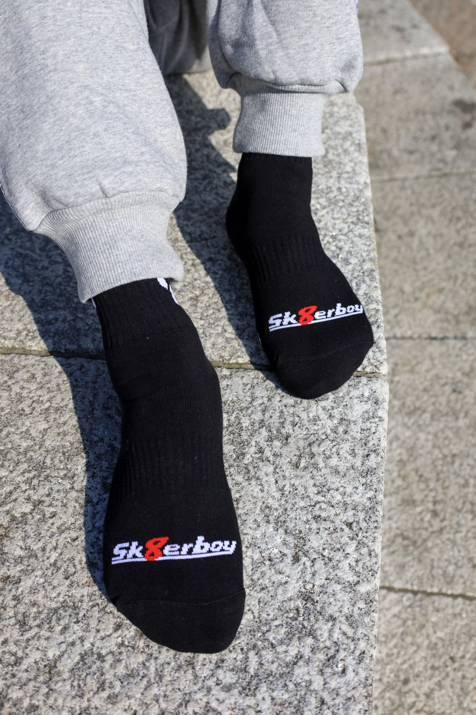 Sk8erboy® PUPPY Short Crew Socks schwarz Sk8erboy® Socken nudosz.myshopify.com