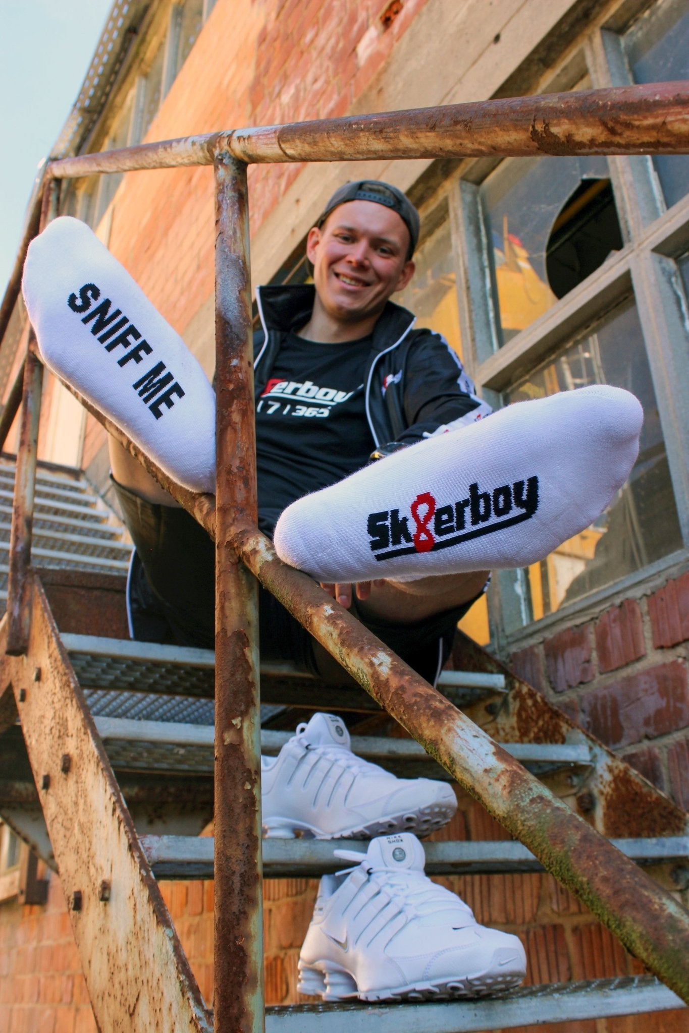 Sk8erboy® SNIFF ME Socks weiß - Sk8erboy® - Shop Deutschland Noodosz