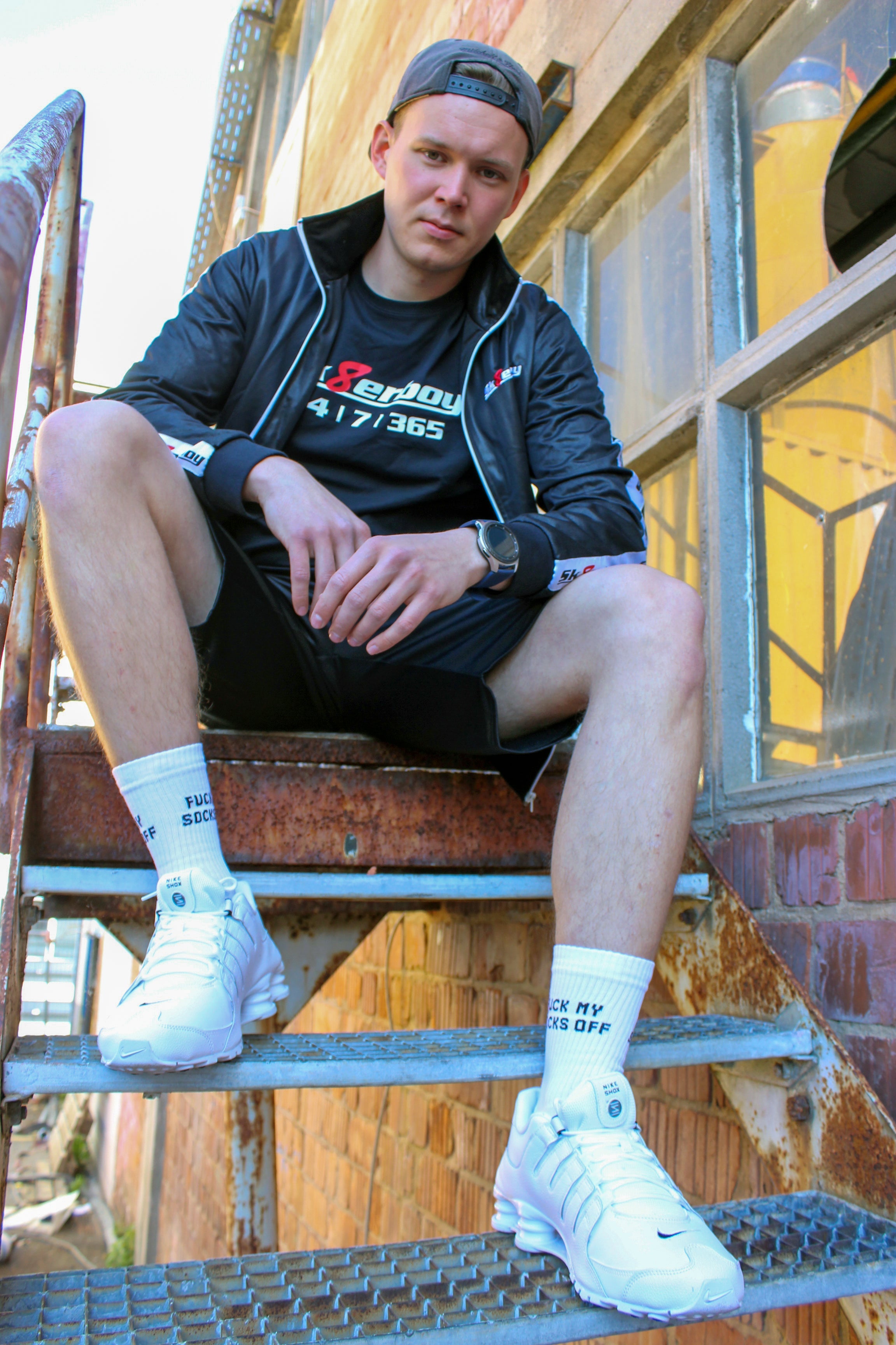 Sk8erboy® SNIFF ME Socks white