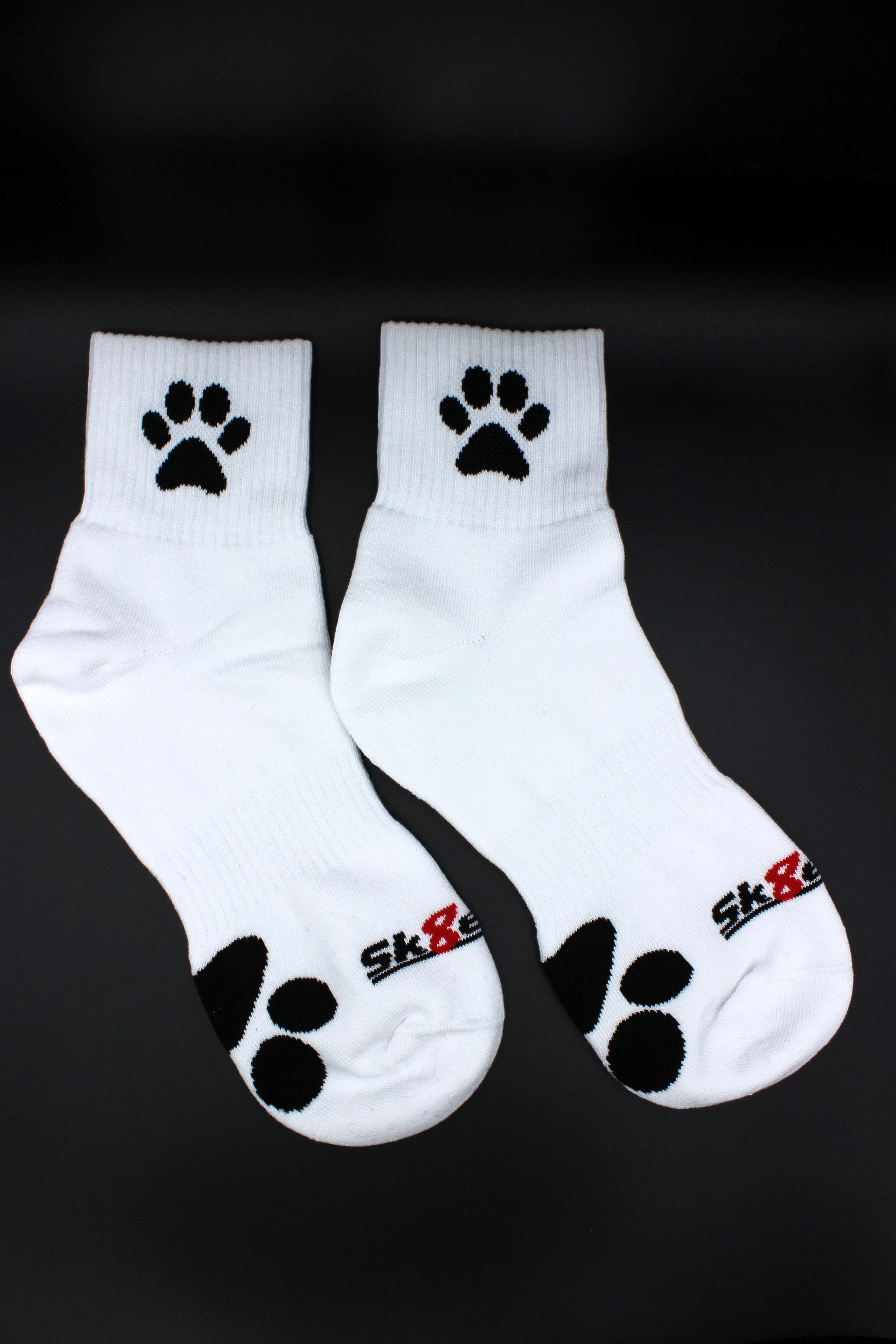Sk8erboy® PUPPY Short Crew Socks white