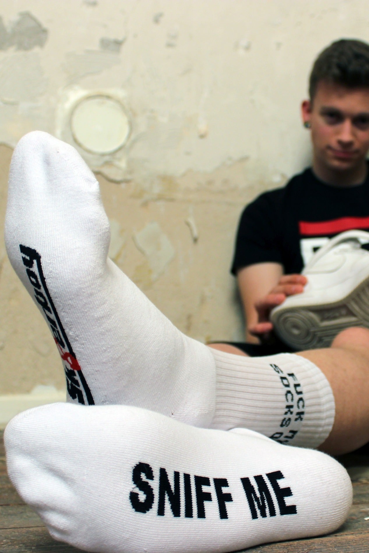 Sk8erboy® SNIFF ME Socks white