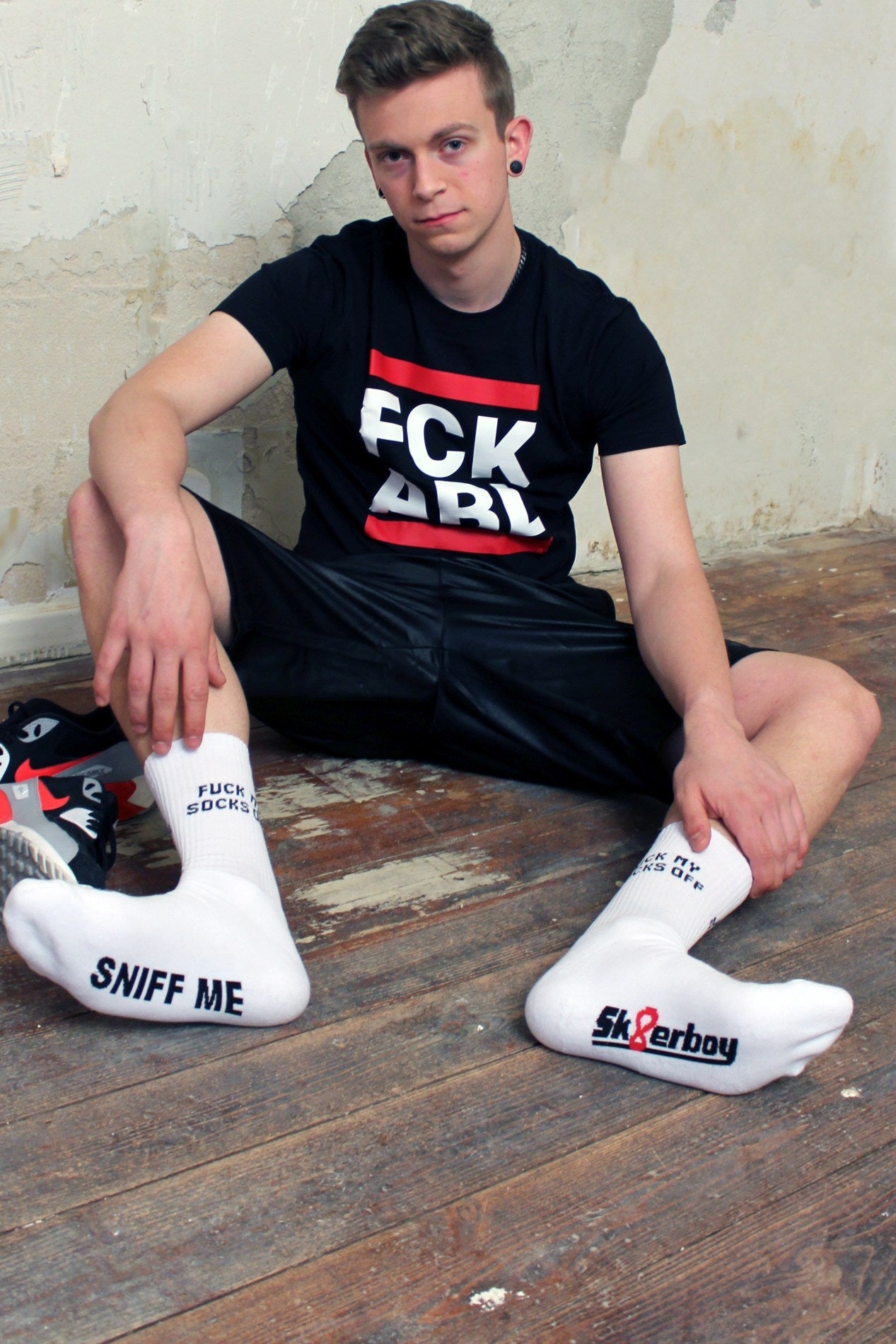Sk8erboy® SNIFF ME Socks white