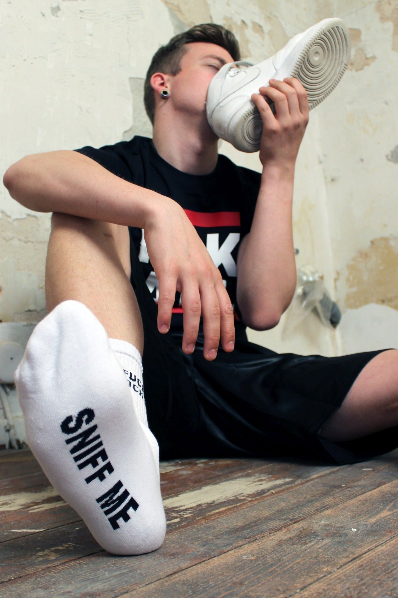 Sk8erboy® SNIFF ME Socks white
