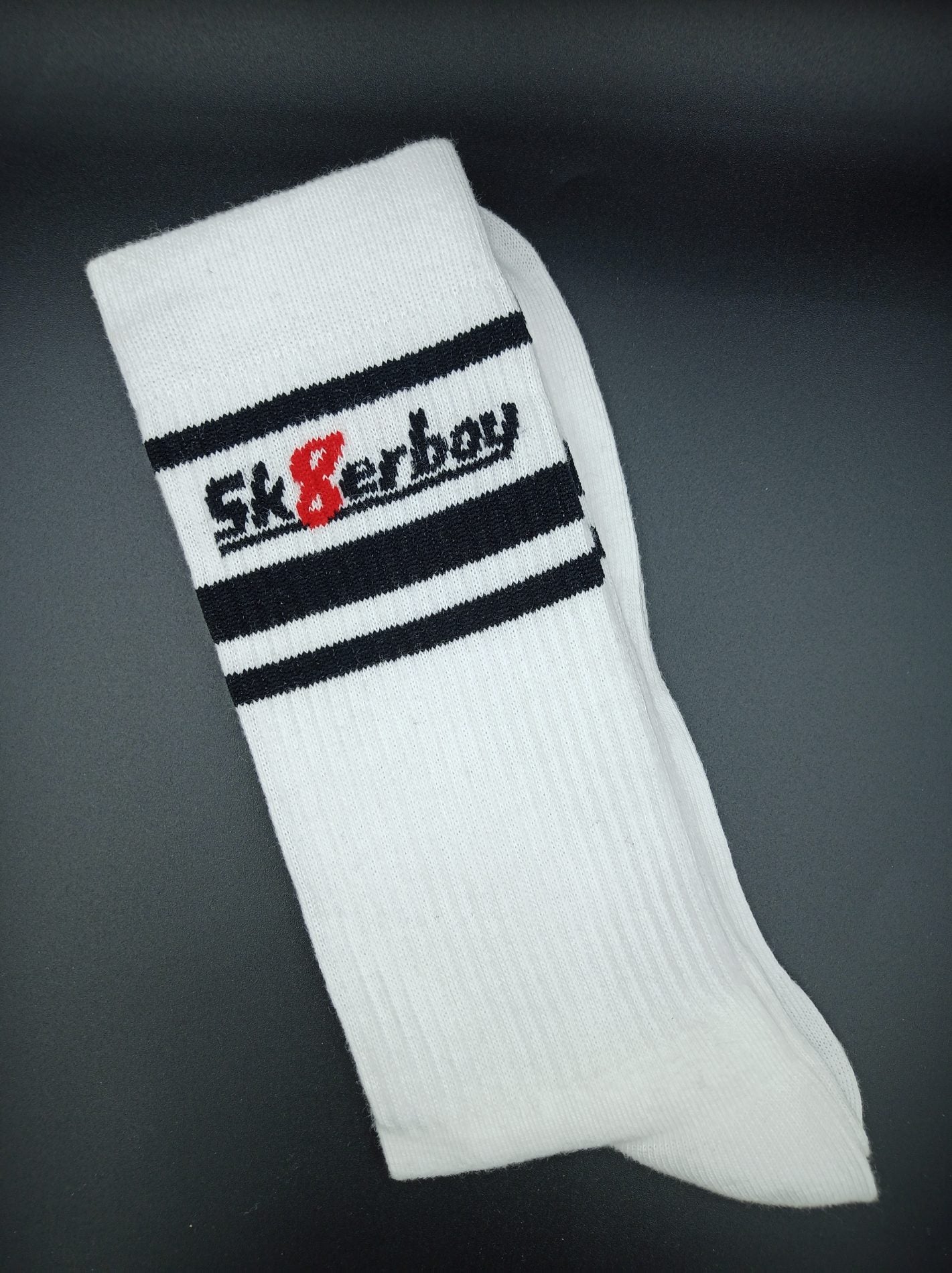 Sk8erboy® LIGHTWEIGHT Crew Socks white