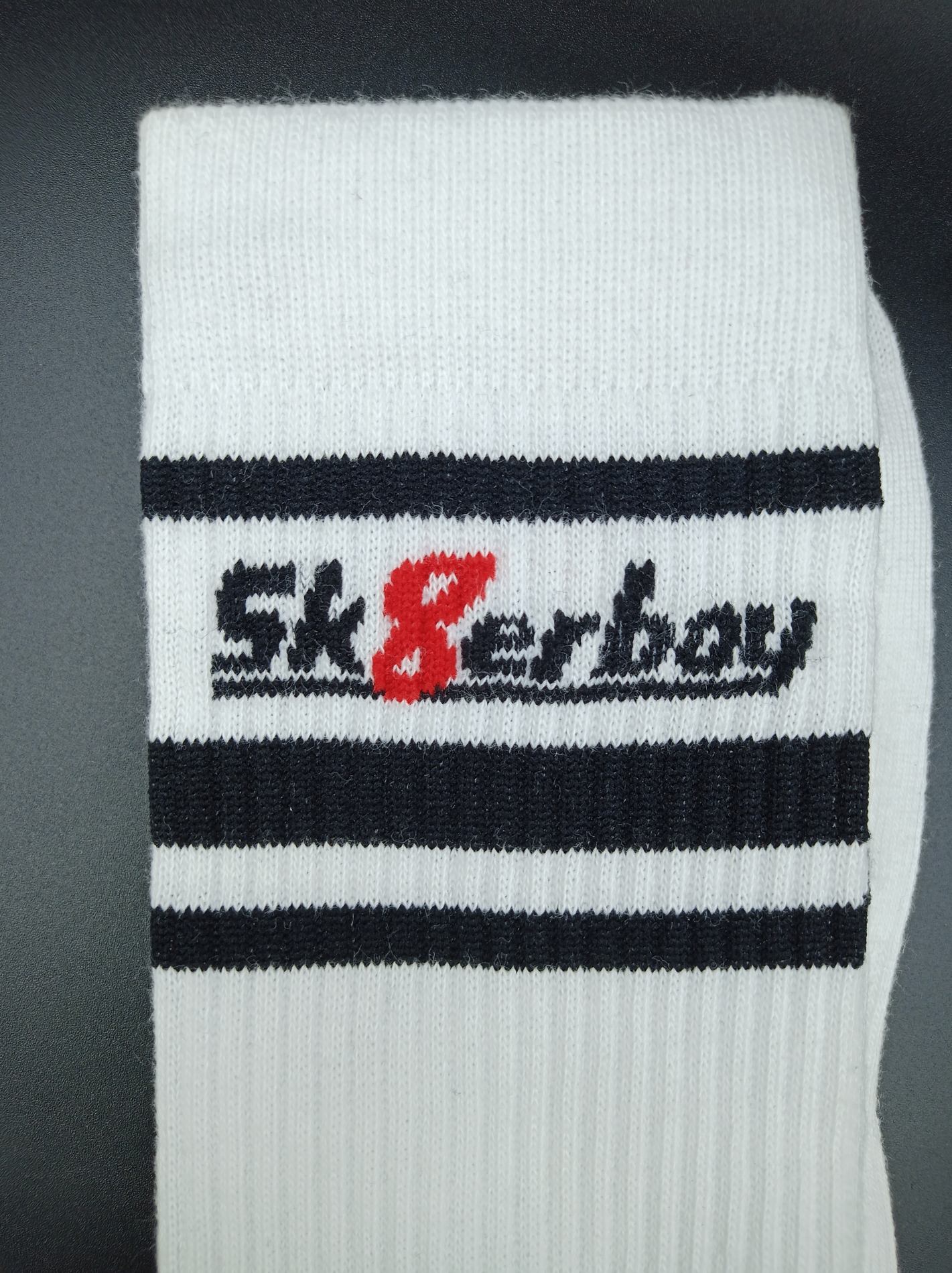 Sk8erboy® LIGHTWEIGHT Crew Socks white
