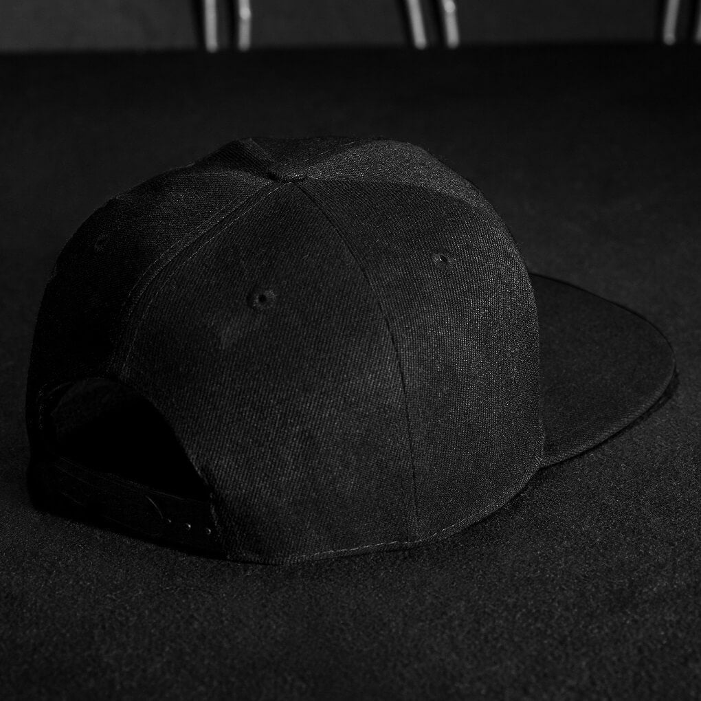 Snapback Cap - Black & Black - Pablo & Capone - Shop Deutschland Noodosz