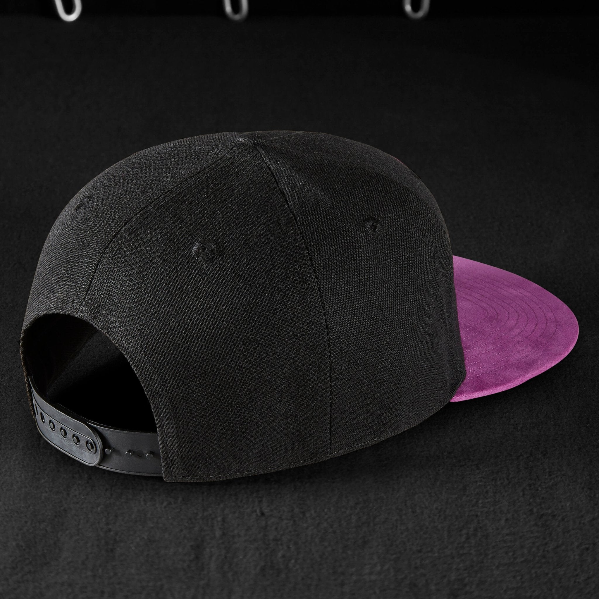 Snapback Cap - Black & Flash - Suede - Pablo & Capone - Shop Deutschland Noodosz