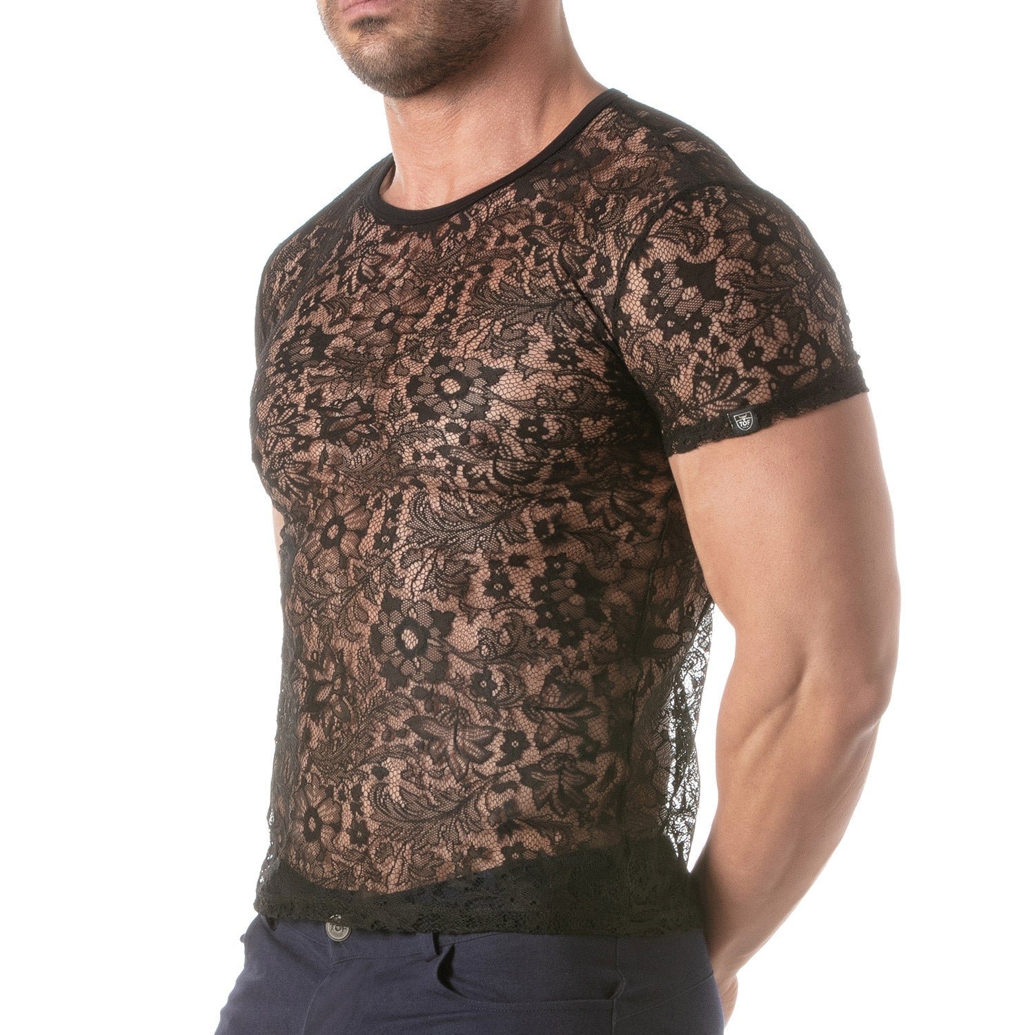 Spitzen - T-Shirt - TOF Paris - Shop Deutschland Noodosz