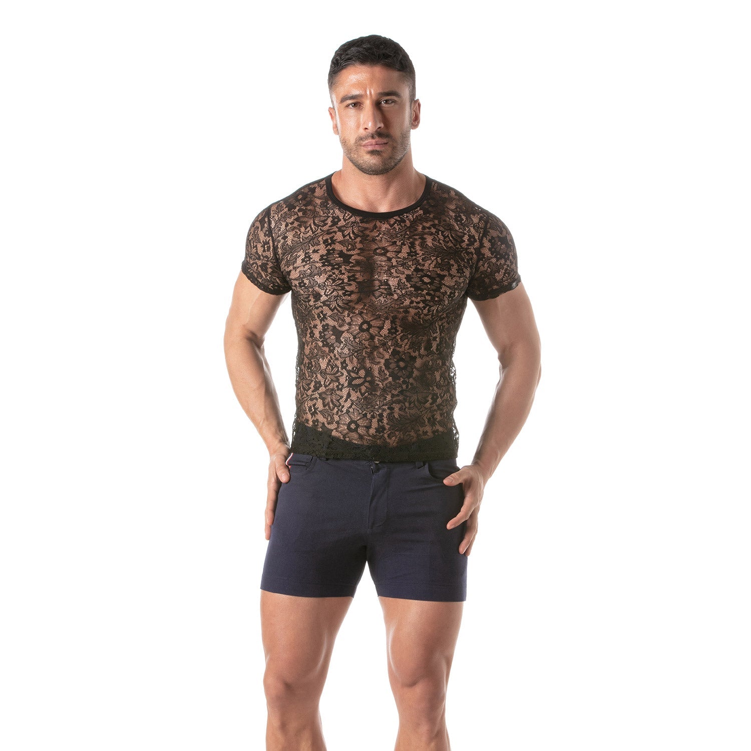 Spitzen - T-Shirt - TOF Paris - Shop Deutschland Noodosz