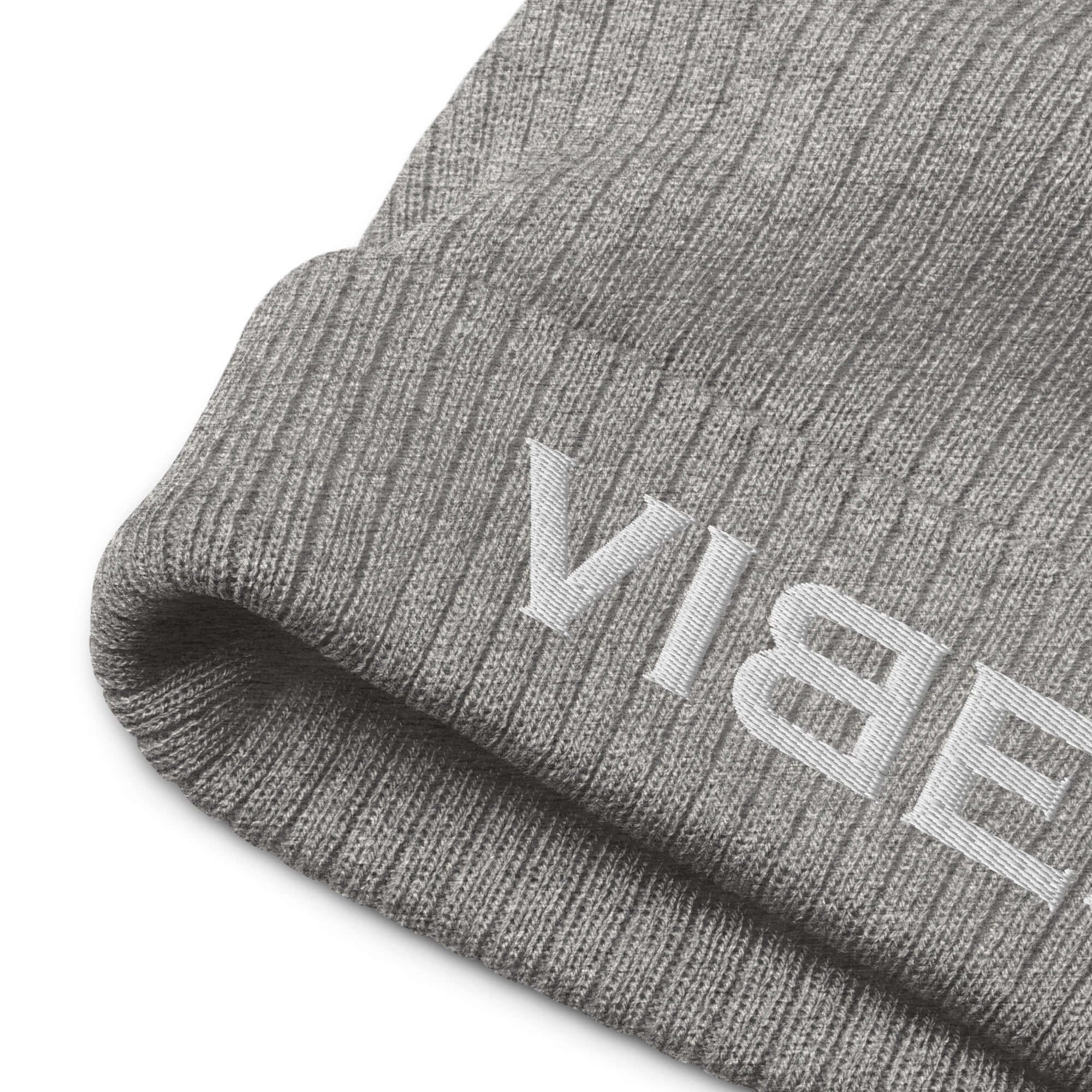 TOV Beanie - Strickmütze | VIBES (Grau/Silber) * Unisex - noodosz - Time Of Vibes -