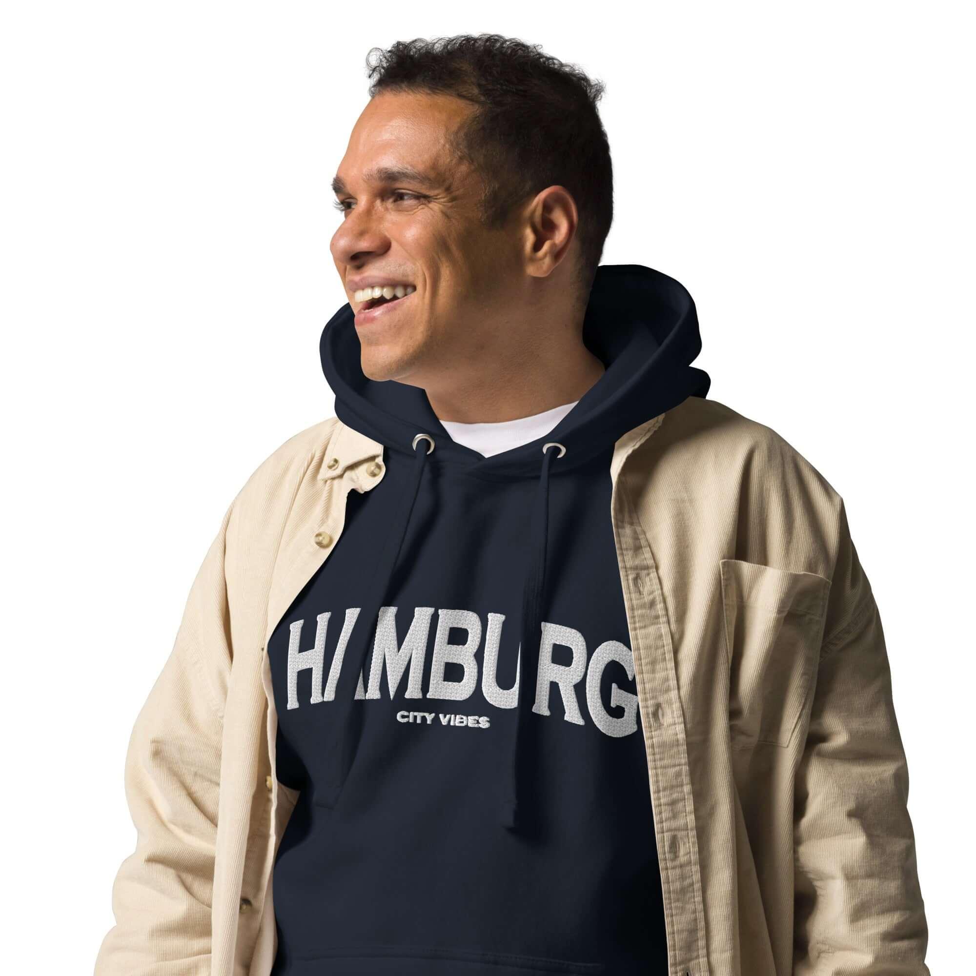 TOV Hoodie City | HAMBURG (Blau/Weiß) * Unisex - noodosz - Time Of Vibes -