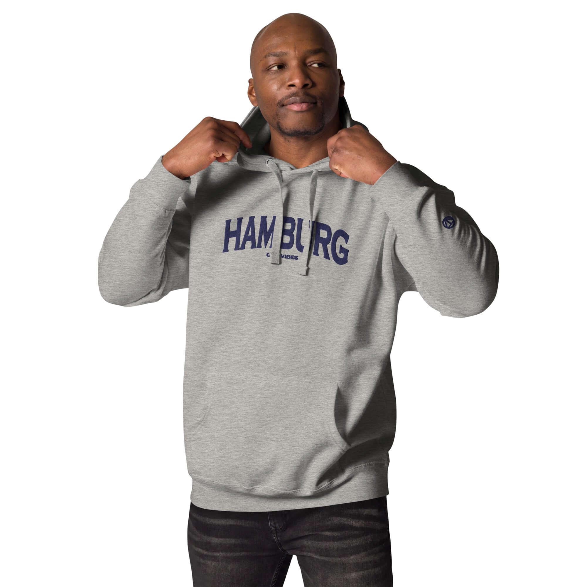 TOV Hoodie City | HAMBURG (Grau/Blau) * Unisex - noodosz - Time Of Vibes -