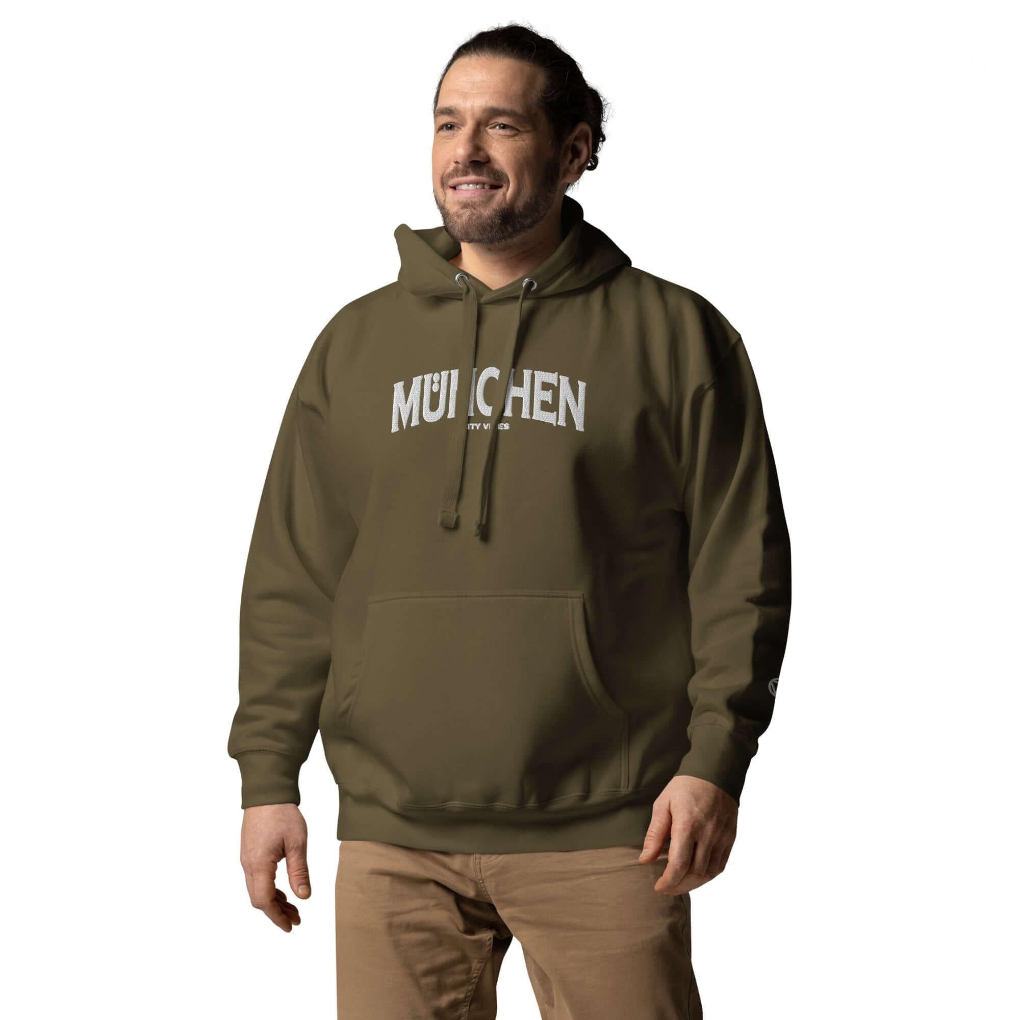 TOV Hoodie City | MÜNCHEN (Grün/Weiß) * Unisex - noodosz - Time Of Vibes -