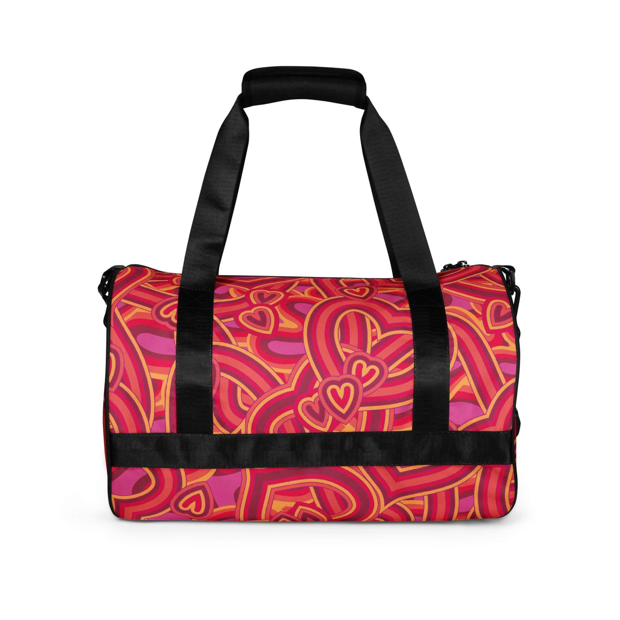 TOV Sporttasche | HEARTS (Rot) - Time Of Vibes - Shop Deutschland Noodosz