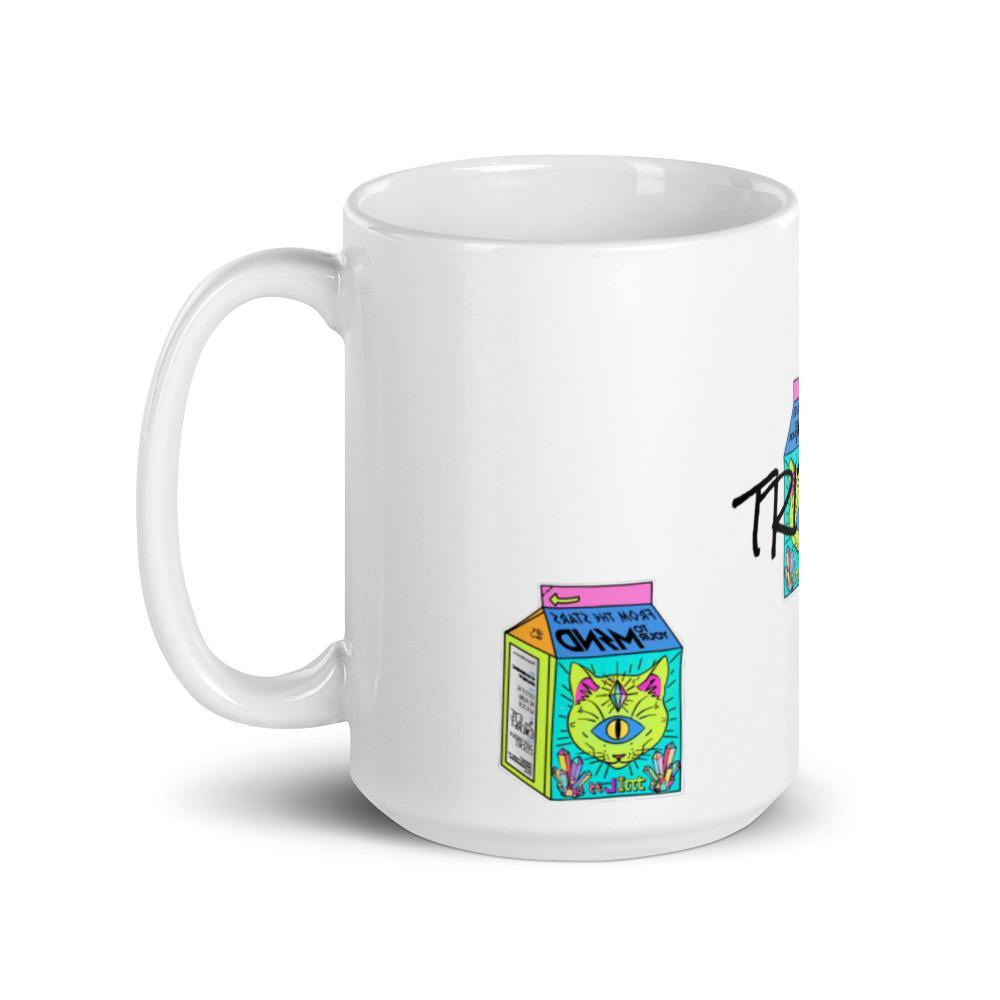 Trippin Löscher Weiße, glänzende Tasse - NiZED - Shop Deutschland Noodosz