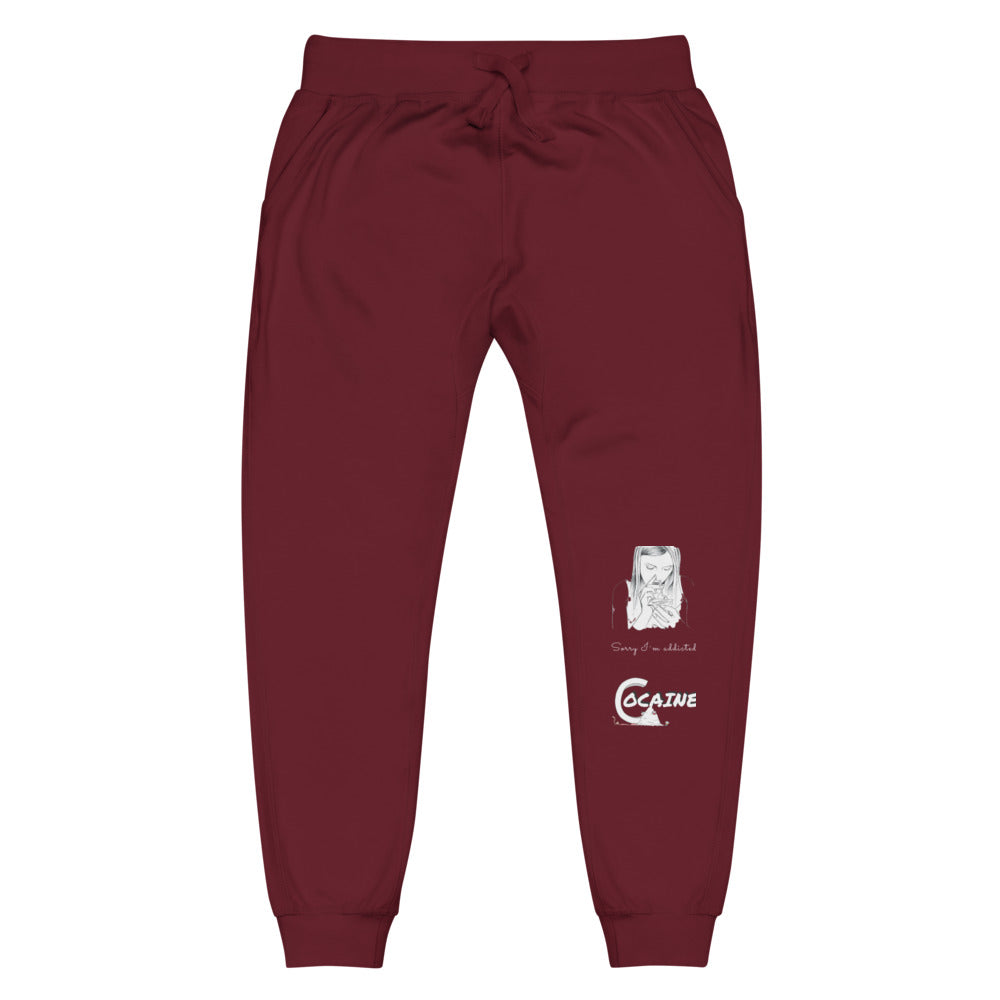 Sorry I'M addicted x Cocaine jogging pants