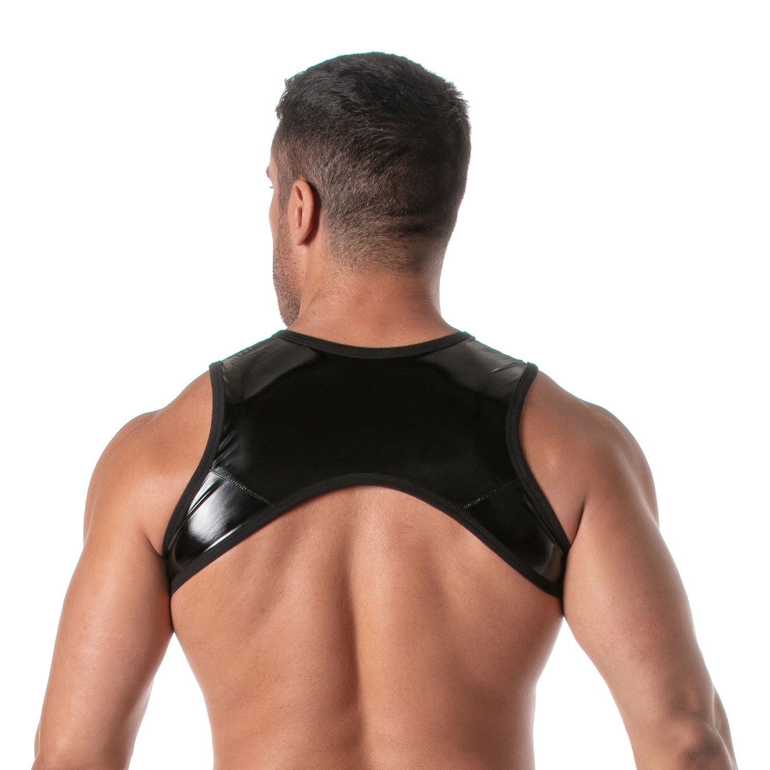 Vinyl - Harness mit Reißverschluss – Schwarz - TOF Paris - Shop Deutschland Noodosz