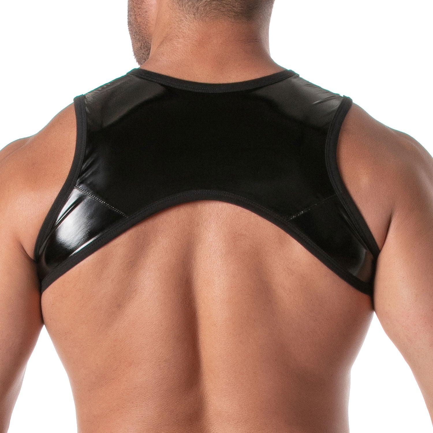 Vinyl - Harness mit Reißverschluss – Schwarz - TOF Paris - Shop Deutschland Noodosz