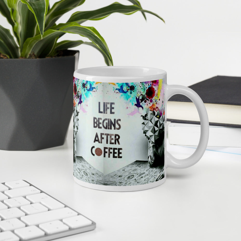 Life begins after Coffee - Mug