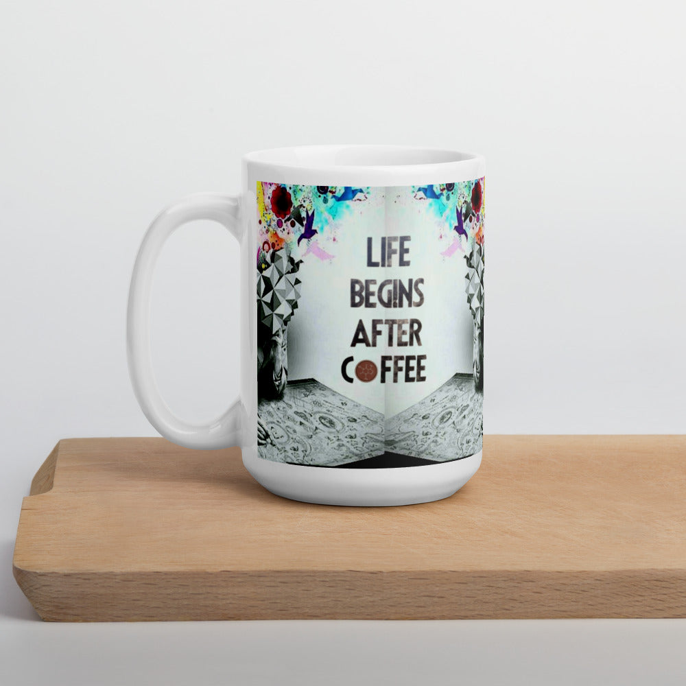 Life begins after Coffee - Mug