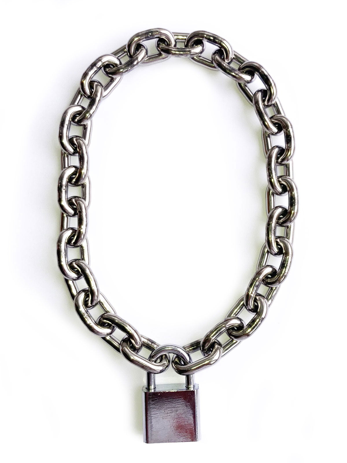 OXNOX Chunky Choker Kette mit Schloss, 50 cm