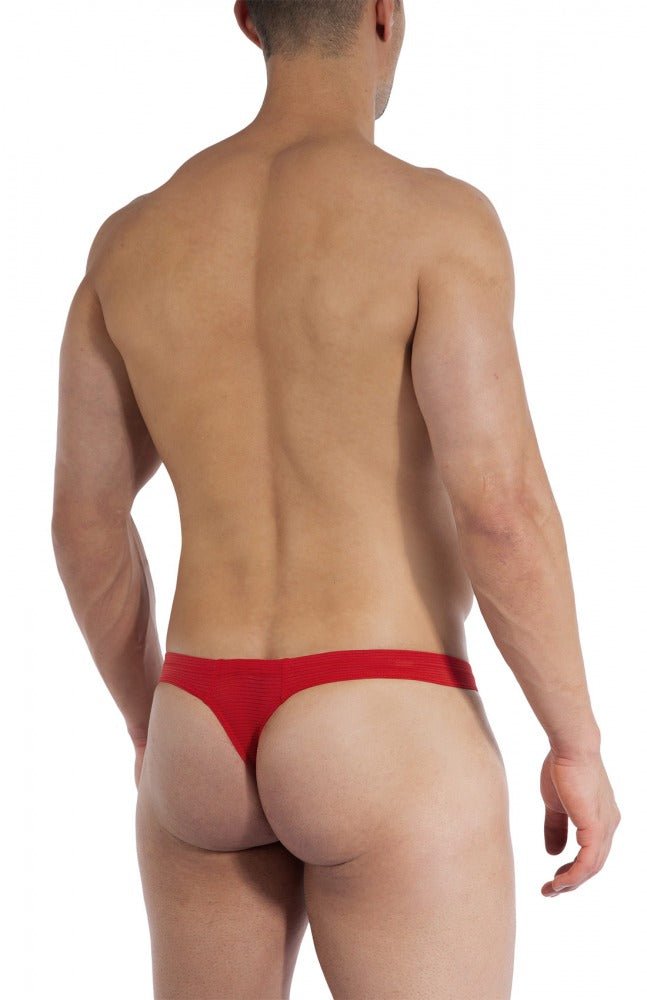 Ministring RED1201 – String aus transparenter Ringel-Mikrofaser - Olaf Benz - Shop Deutschland Noodosz