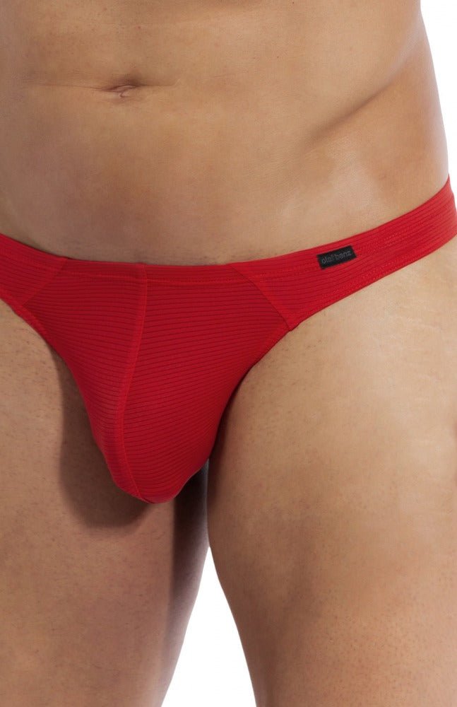 Ministring RED1201 – String aus transparenter Ringel-Mikrofaser - Olaf Benz - Shop Deutschland Noodosz