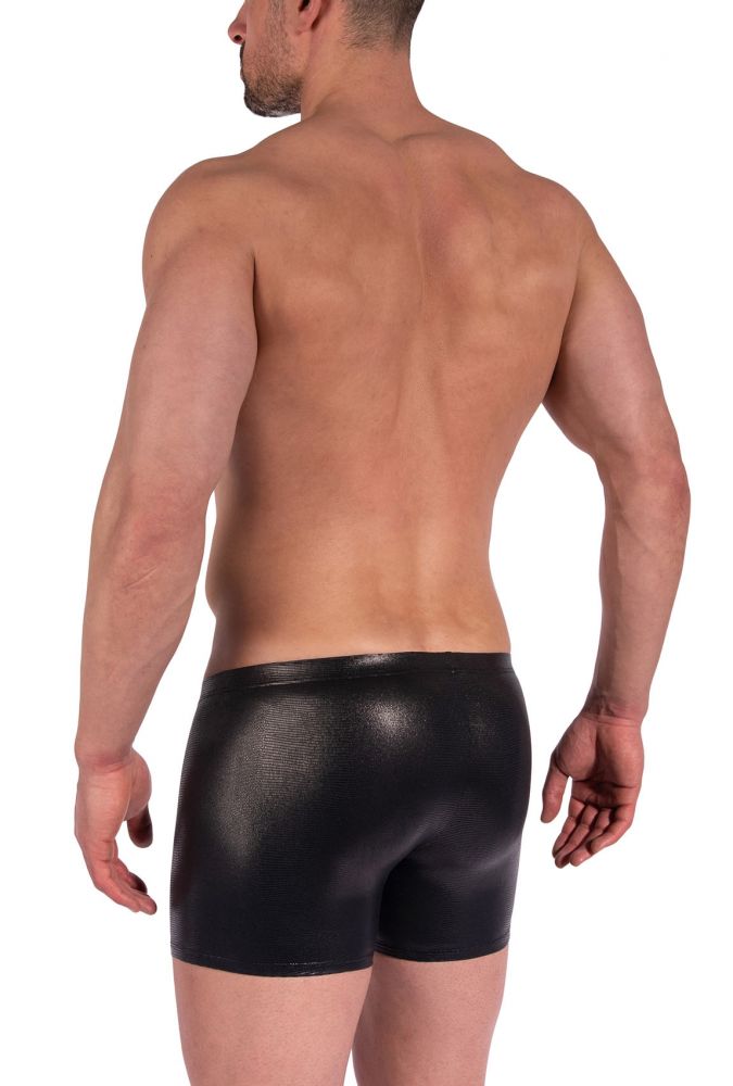 Hip Boxer M2369 schwarz in Schlangenleder-Optik - MANSTORE - Shop Deutschland Noodosz
